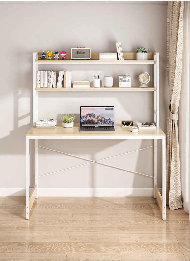 Stubborn - Study Table With Adjustable Bookshelf Office Table With Storage 110X50X170 Cm - Image 1