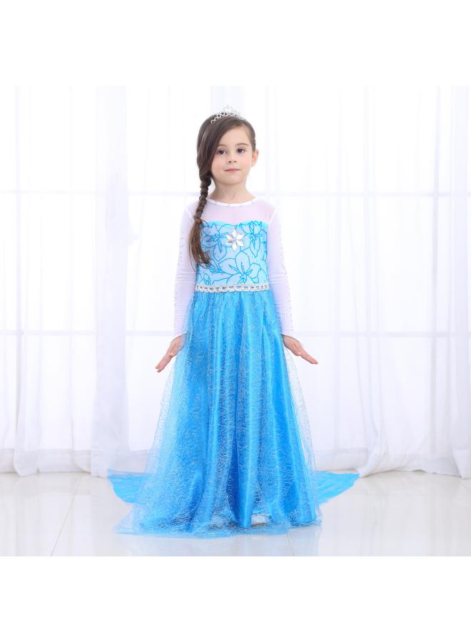 Frozen Dress Elsa Elsa Queen Dress Children's Clothing Girls' Dress Summer And Autumn Elsa Princess Dress 
