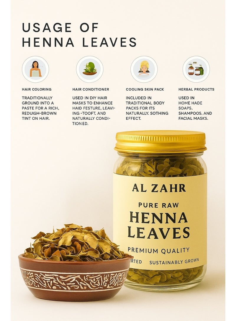 زهر أوراق الحناء - جودة ممتازة، مُفرزة يدويًا ومُعالَجة تحت أشعة الشمس، طبيعية 100% ومُزروعة بشكل مستدام - استخدامات عشبية للشعر والبشرة والبستنة - Image 2
