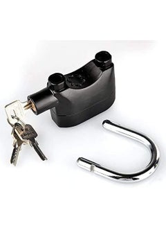 R RUNILEX R Runilex Anti Theft Motion Sensor Alarm Lock Black Alarm Security Lock with 3 Keys 110dba Waterproof Padlock for Universal Use Office Garage DoorBlack  - Image 4