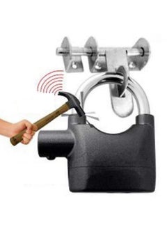 R RUNILEX R Runilex Anti Theft Motion Sensor Alarm Lock Black Alarm Security Lock with 3 Keys 110dba Waterproof Padlock for Universal Use Office Garage DoorBlack  - Image 2