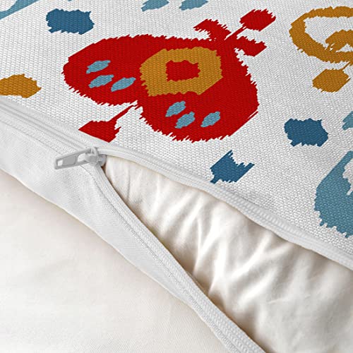 AEROHAVEN Set Of 5 Cotton Throw Pillow/Cushion Covers - Cc143 (Multi, 20 X 20 Inch), 150 TC - Image 4