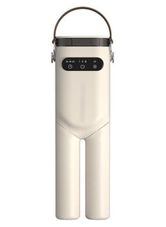 Generic Portable Dryer for Clothes, Electric Clothes Shoe Dryer Hanger, Foldable Clothes Drying Rack with Cold and Hot Drying and Timer Low Noise Mini 3 Level Heating, for Home Travel Business Trip  - Image 1