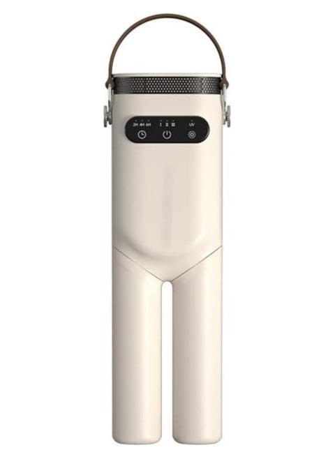 Portable Dryer for Clothes, Electric Clothes Shoe Dryer Hanger, Foldable Clothes Drying Rack with Cold and Hot Drying and Timer Low Noise Mini 3 Level Heating, for Home Travel Business Trip