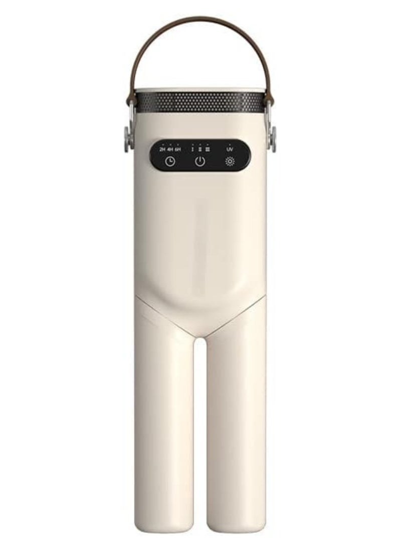 Generic - Portable Dryer for Clothes, Electric Clothes Shoe Dryer Hanger, Foldable Clothes Drying Rack with Cold and Hot Drying and Timer Low Noise Mini 3 Level Heating, for Home Travel Business Trip - Image 1