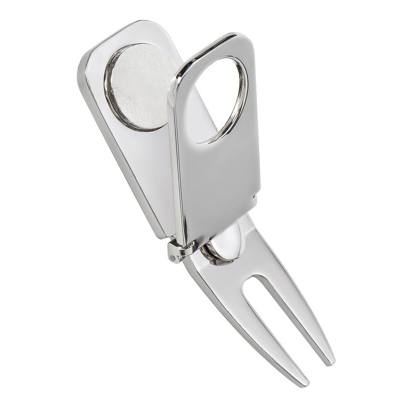 Mile High Life Golf Divot Tool and Ball Marker, Golf Cigar Holder, Magnetic Golf Cart Cigar Holder Clip, 6 in 1 Golf Divot Tool, Cigar Clamp Golf Cart - Image 1