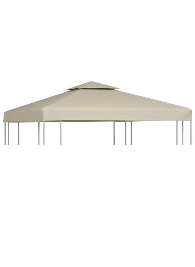 vidaxl Gazebo Cover Canopy Replacement 310 g / mBeige 3 x 3 m  - Image 1