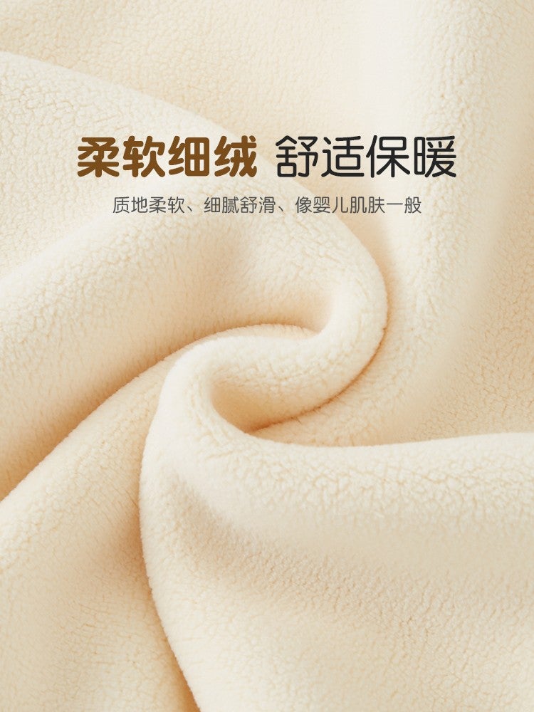 Baby Velvet Pants Out Polar Fleece Warm Pants Boys And Girls Baby Baby Thickened Casual Pants - Image 5