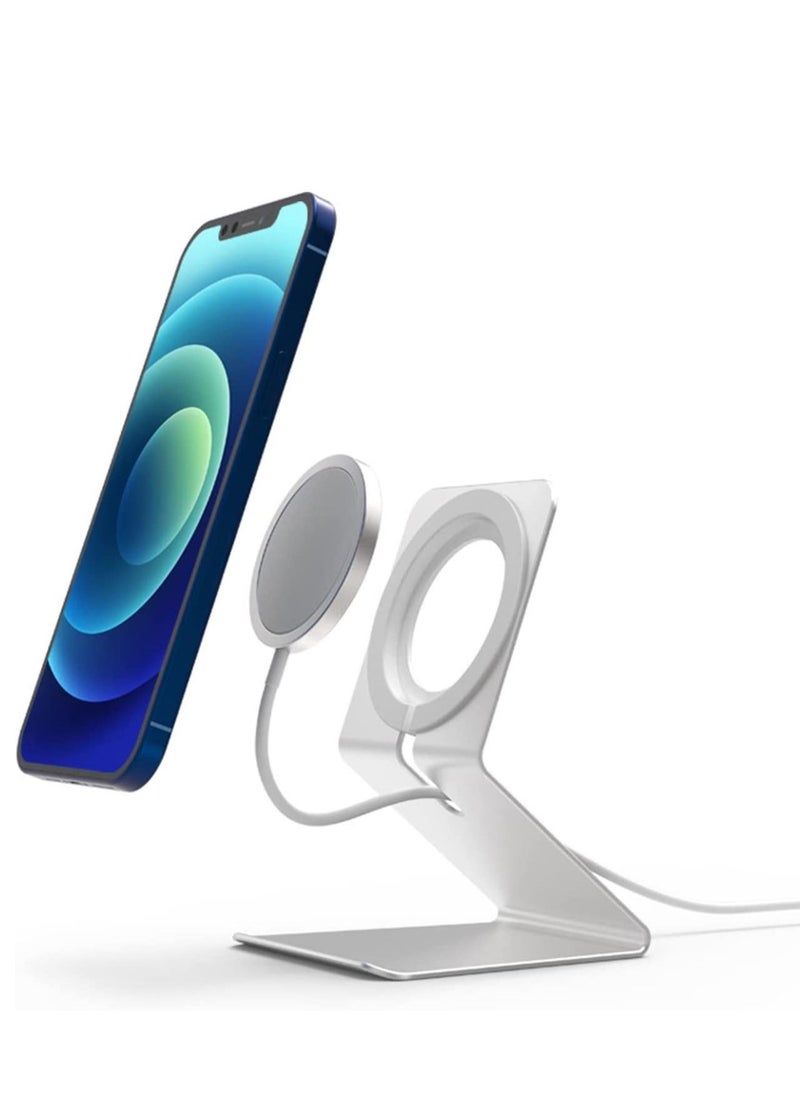 TYCOM Phone stand for Mag-Safe Desk Mount, Aluminum Desktop Phone Stand Holder Dock for iPhone 12 13/iPhone 12 13 Pro/iPhone 12 13 Pro Max/iPhone 12 13 Mini (Z Shape)  - Image 4