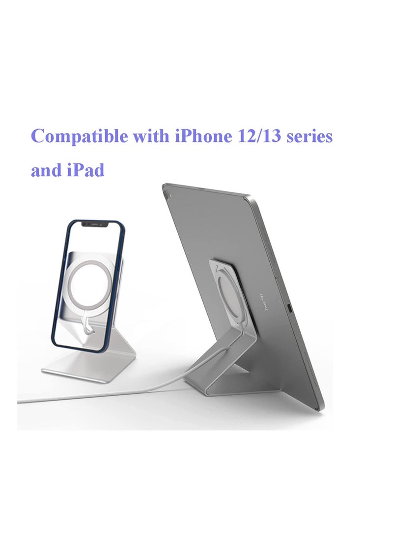 TYCOM Phone stand for Mag-Safe Desk Mount, Aluminum Desktop Phone Stand Holder Dock for iPhone 12 13/iPhone 12 13 Pro/iPhone 12 13 Pro Max/iPhone 12 13 Mini (Z Shape)  - Image 5