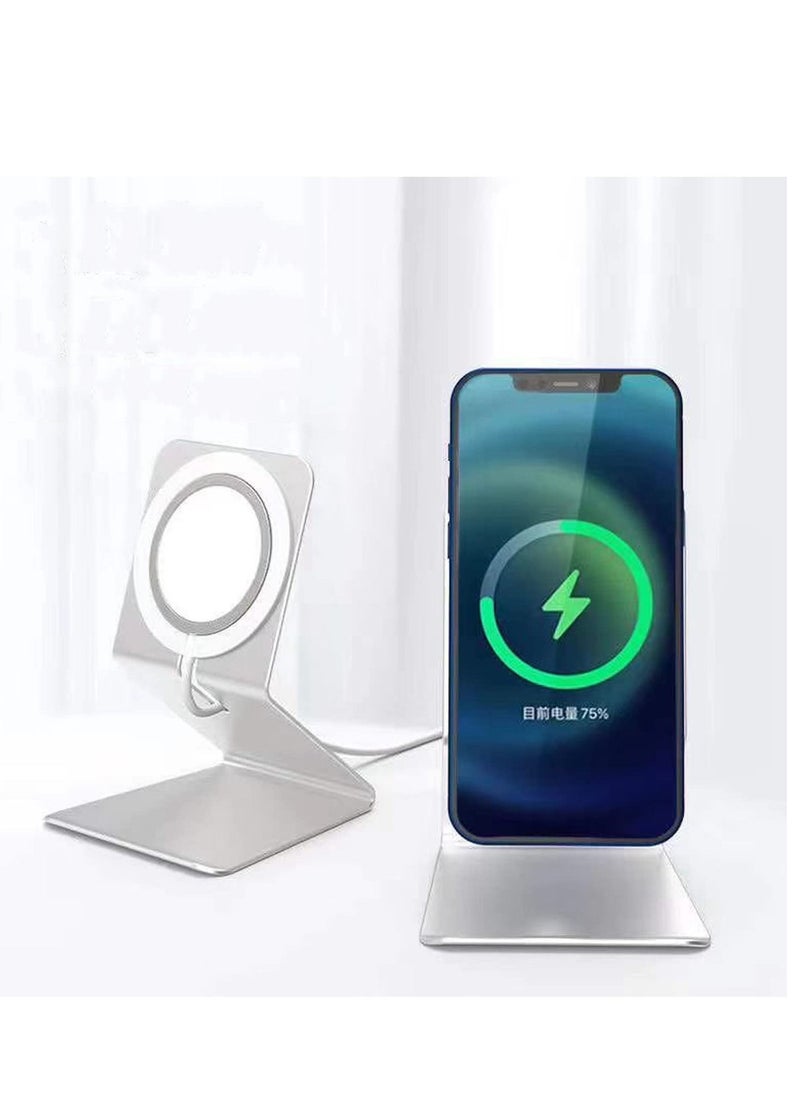 TYCOM Phone stand for Mag-Safe Desk Mount, Aluminum Desktop Phone Stand Holder Dock for iPhone 12 13/iPhone 12 13 Pro/iPhone 12 13 Pro Max/iPhone 12 13 Mini (Z Shape)  - Image 3
