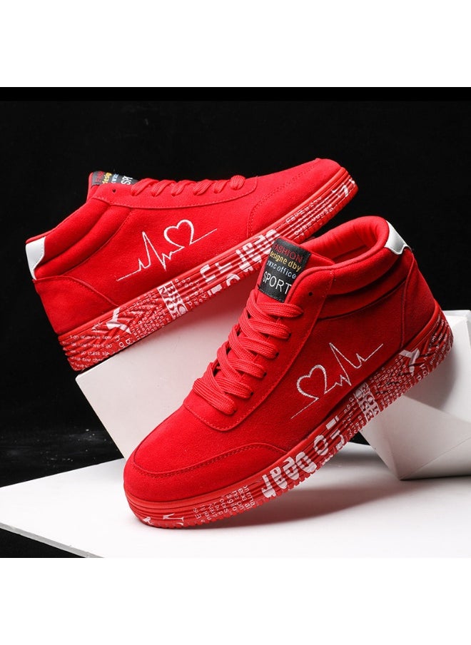 Generic Men Hiking Shoes Fitness Jogging Low Cut Men's Board Shoes Men's Fashionable Comfortable Casual Platform Sports Shoes  - Image 1