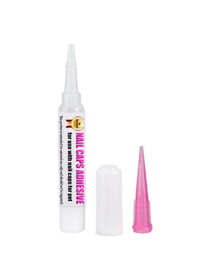 YMCCOOL 10pcs of Special Pet Nail Adhesive Glues & 20pcs of Applicator Tips for Cat Nail Caps and Dog Nail Caps  - Image 3
