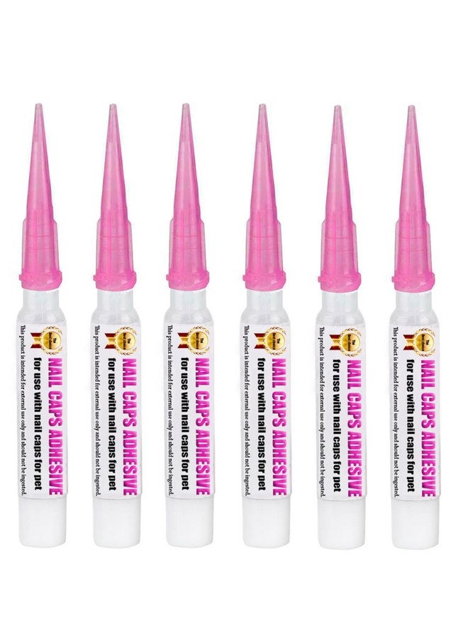YMCCOOL 10pcs of Special Pet Nail Adhesive Glues & 20pcs of Applicator Tips for Cat Nail Caps and Dog Nail Caps  - Image 2