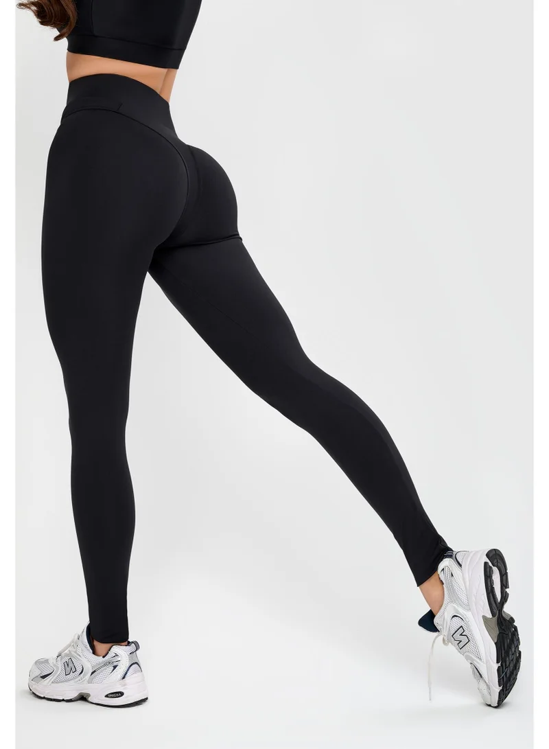 Bona Fide Magnetic Black Magnetic High Waist Gym Leggings for Women for Women | Best Price UAE
