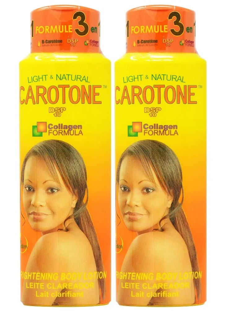Carotone - Carotone Collagen Formula Brightening Body Lotion 500ml x 2 piece - Image 1