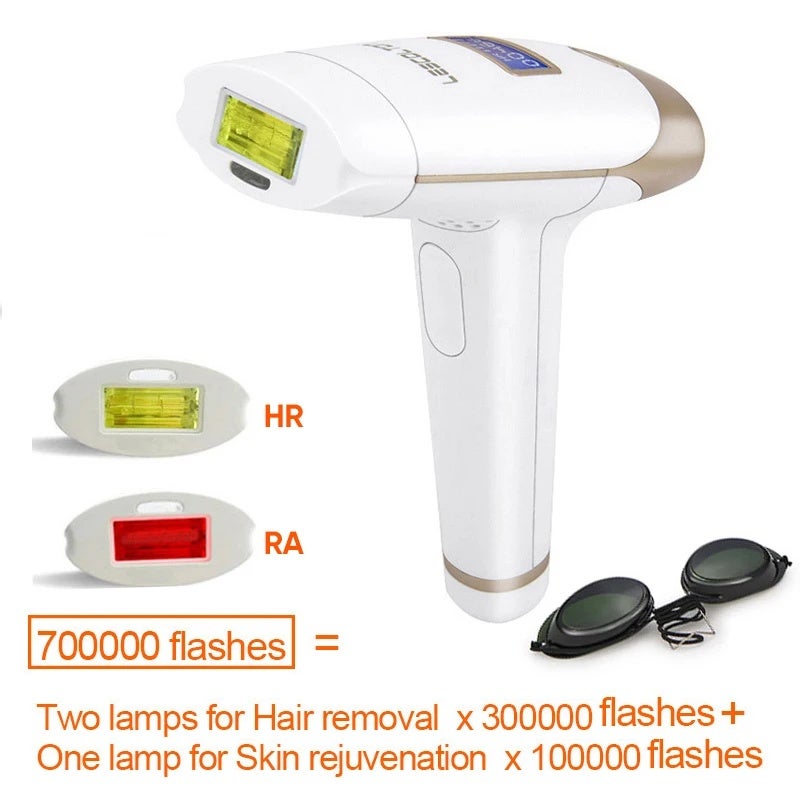 ليسكولتون جهاز إزالة الشعر بالليزر Lescolton IPL Laser Epilator 1300000 Pulses Hair Removal LCD Display Machine T009i Permanent Bikini Trimmer Electric depilador - Image 1