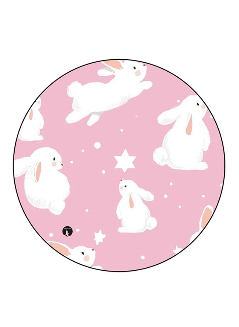RKN Rabbits Printed Mouse Pad Multicolour