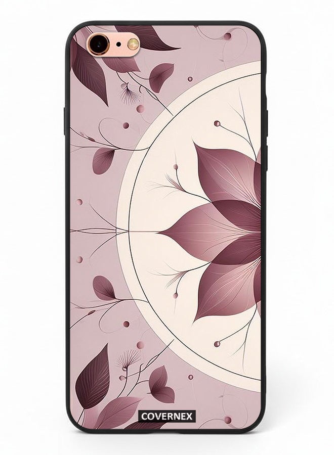 Covernex Apple iPhone 6 Plus Protective Case Cover Printed Featuring Abstract Lotus Leaf - Image 2