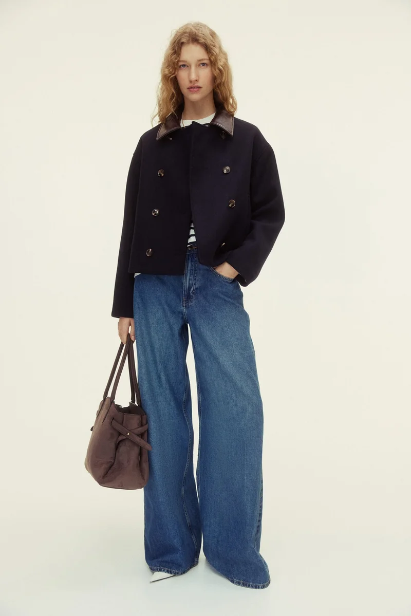 H&M Wool-blend pea coat