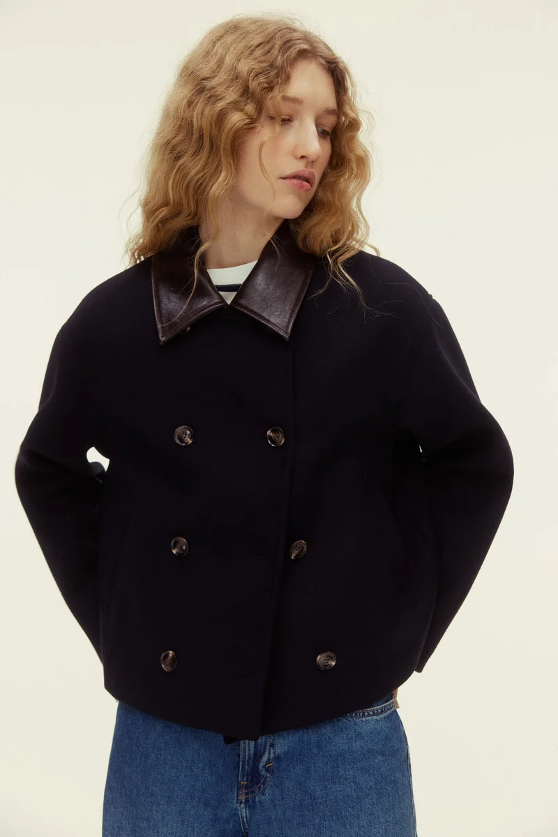 H&M Wool-blend pea coat