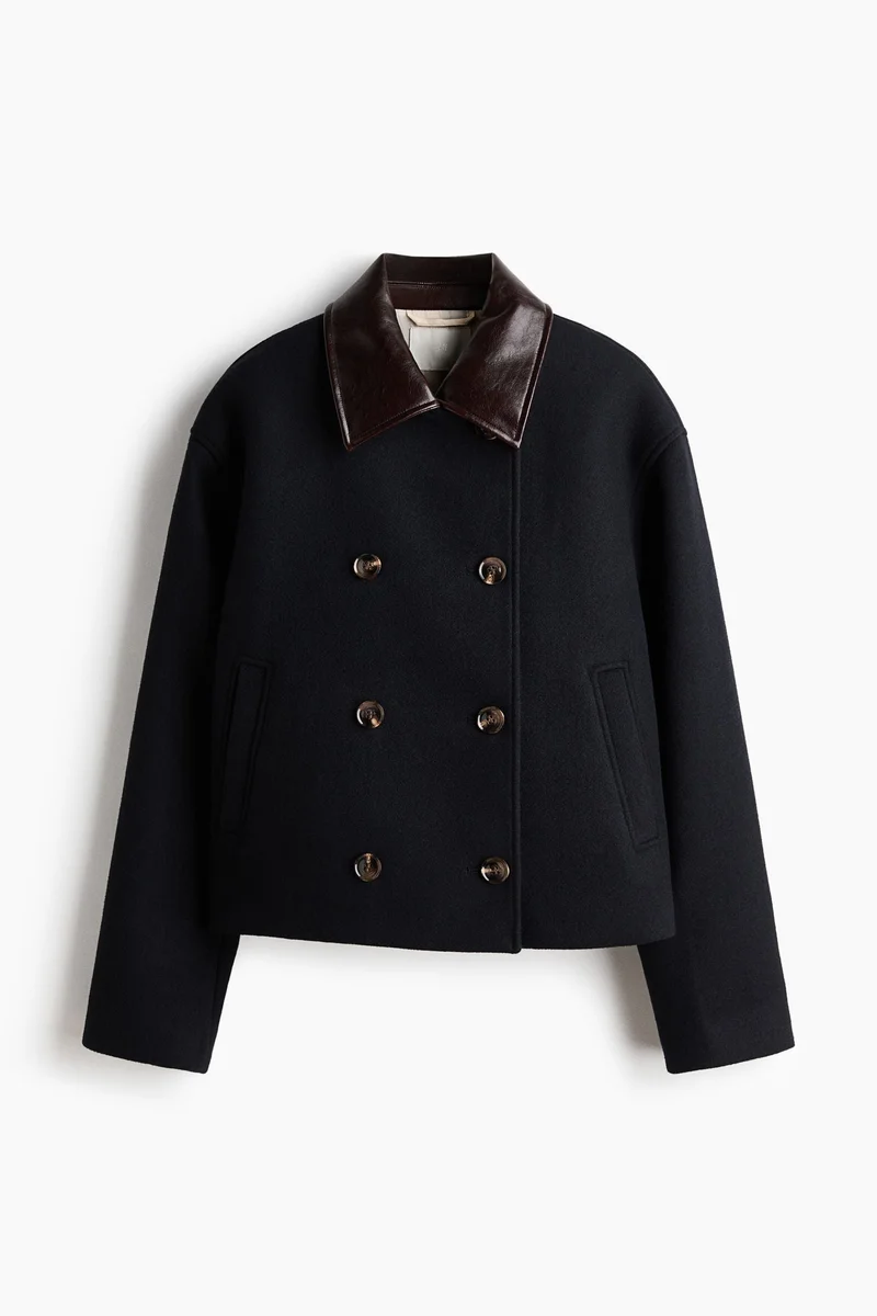 H&M Wool-blend pea coat