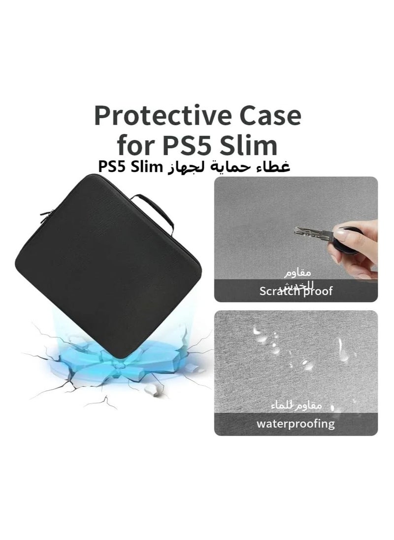 XICEN Travel Storage Handbag for PS5 Console Protective Luxury Bag Adjustable Handle Bag for Playstation 5 Waterproof Shockproof Cases  - Image 4