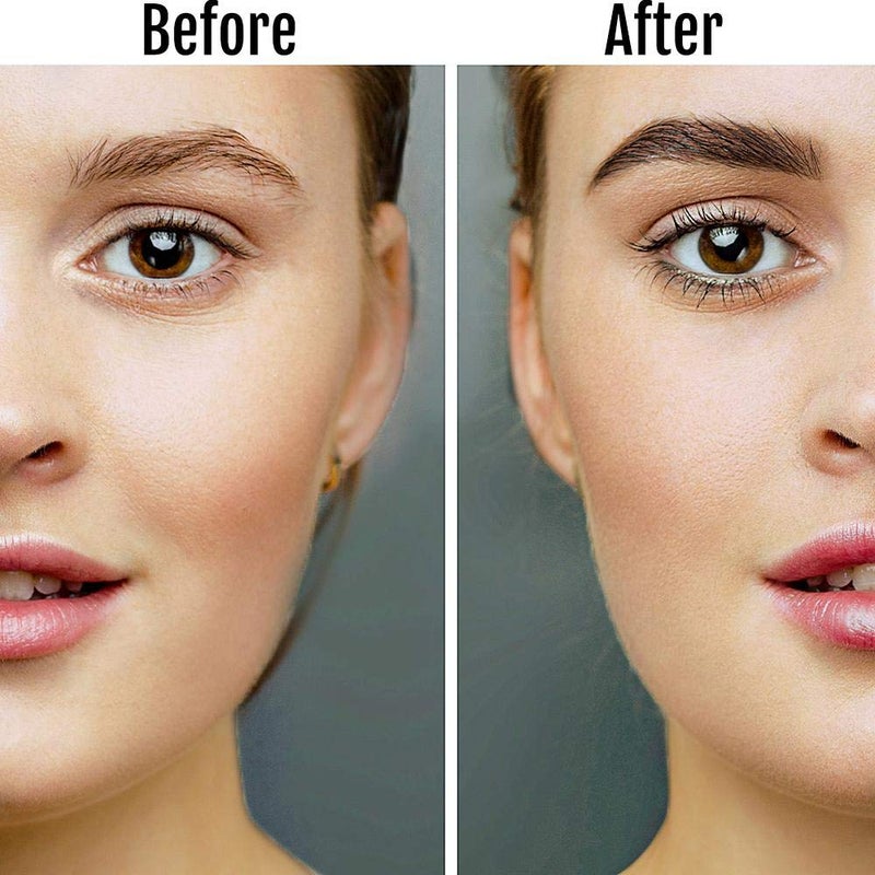 BaeBlu Cruelty Free Retractable Eyebrow Crayon, Vegan Non-Toxic Long Wear Brow Definer With Brush, Deep Taupe Pen - Image 3