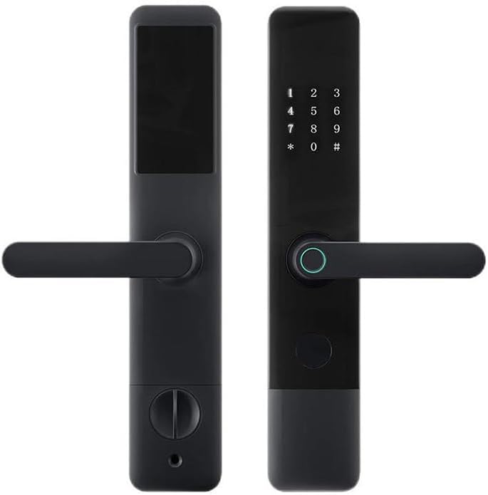 تويا قفل باب ذكي S53 من تويا يعمل عن طريق بصمة الاصبع او الباسورد او تطبيق الهاتف او كروت مغناطيسية او مفتاح امان - Image 1