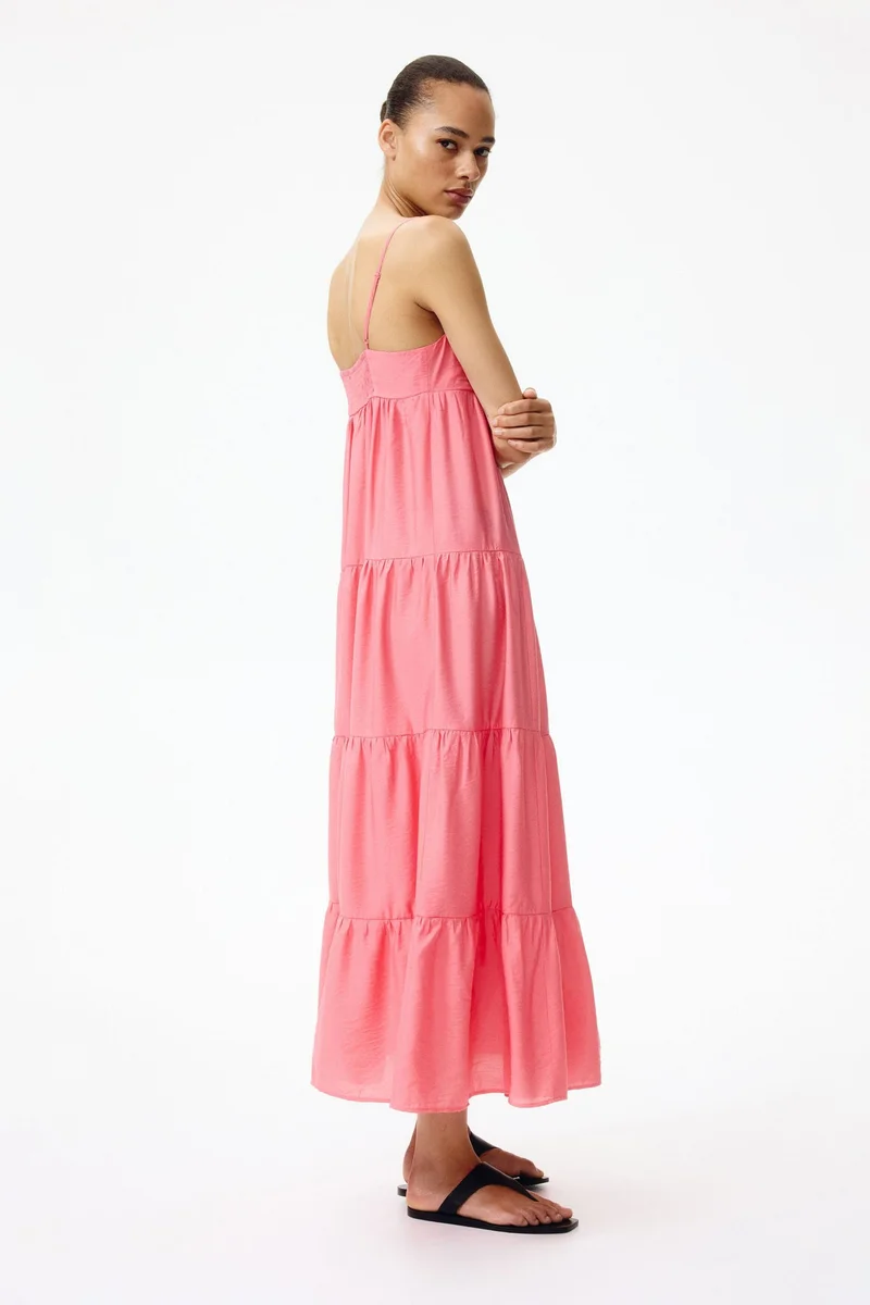 H&M  Tiered strappy dress for Women | Best Price UAE