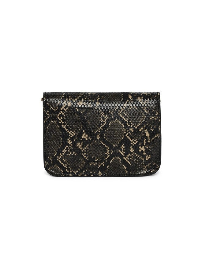Accessorize London Women's Edie Snake Woven chain sling Bag - Image 3