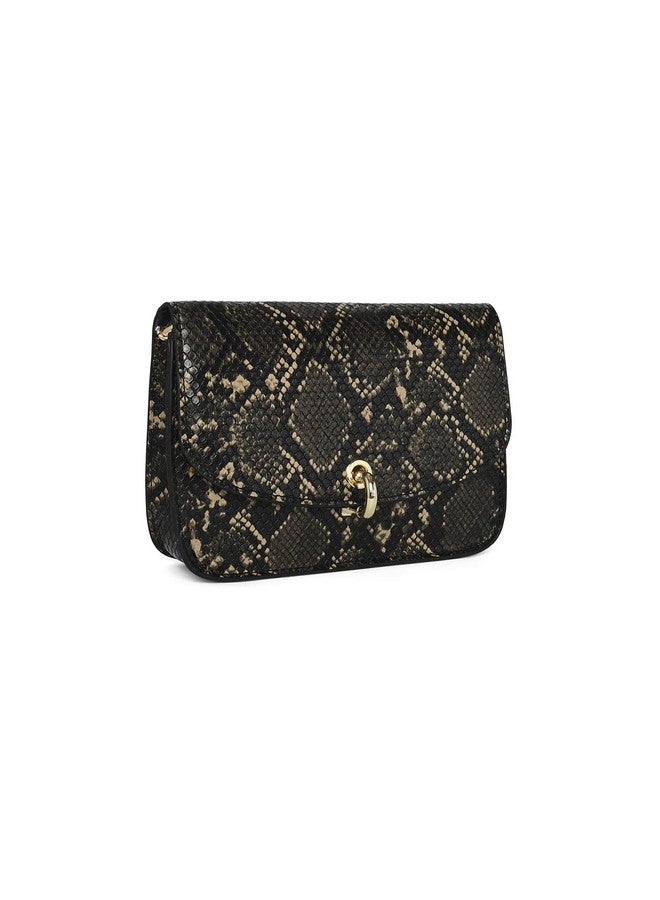 Accessorize London Women's Edie Snake Woven chain sling Bag - Image 2