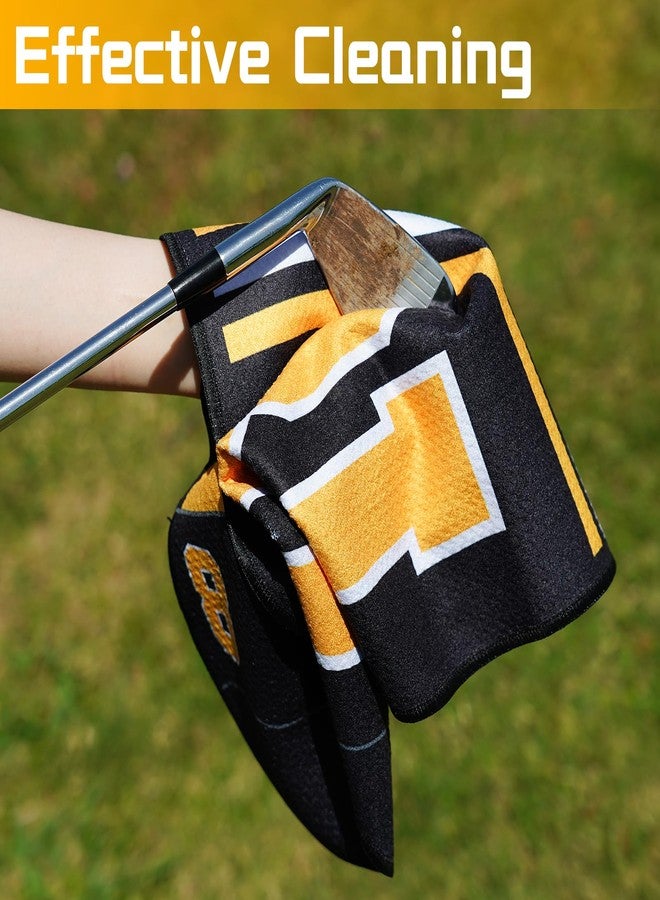 LZFAN Funny Golf Towel with Clip No. 18 Jersey Golf Towels for Golf Bags for Men - Image 3