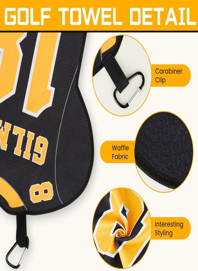 LZFAN Funny Golf Towel with Clip No. 18 Jersey Golf Towels for Golf Bags for Men - Image 2