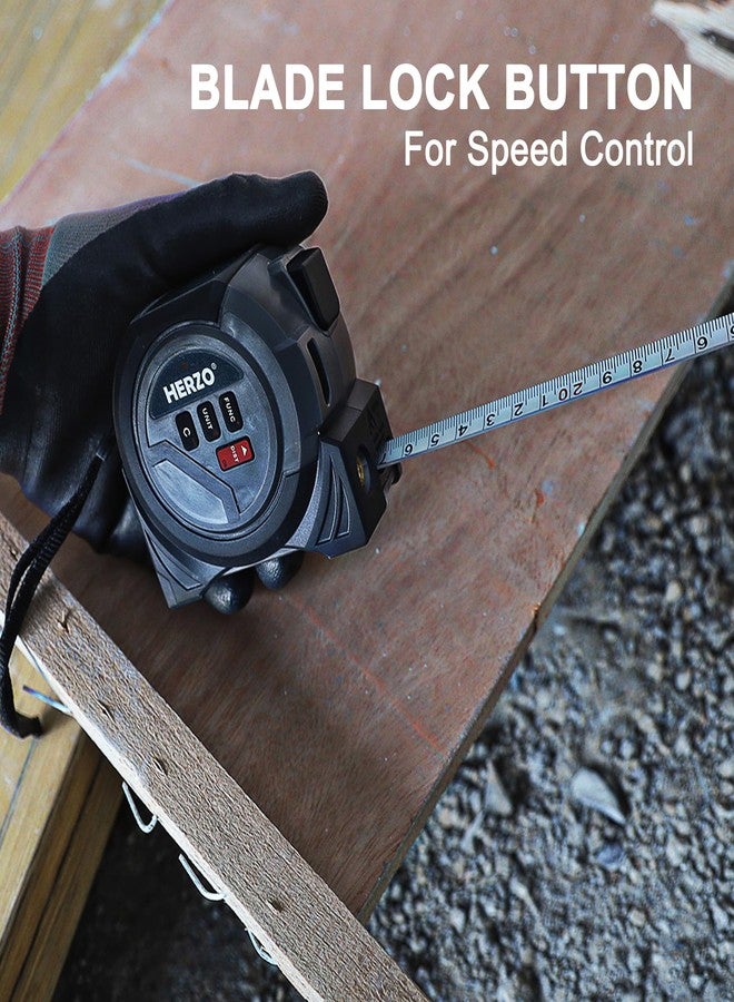 HERZO 2-in-1 Laser Tape Measure 135Ft/40m Laser Measurement Tool & 16Ft/5m Manual Measuring Tape Movable Hook Pythagorean, Area, Volume, Ft/Ft+in/in/M Unit-NOT Digital - Image 4