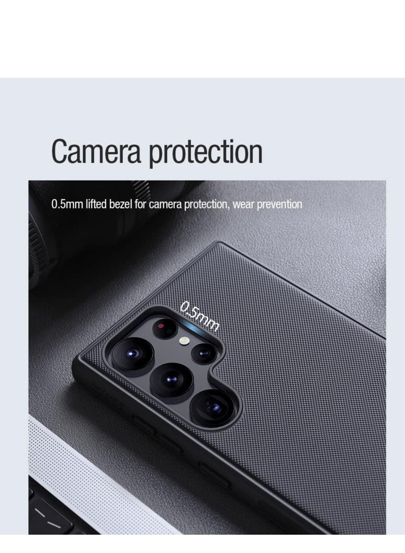 Nillkin Super Frosted Shield Pro Magnetic Series Cover Case Designed For Samsung Galaxy S23 Ultra - Black - Image 5