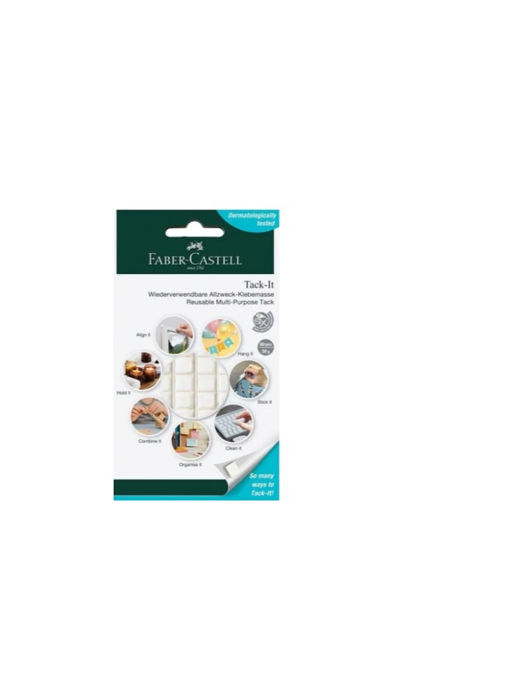 FABER-CASTELL REUsable Multi Purpose Adhesive Tack It 50gm White PACK OF 2 - Image 2
