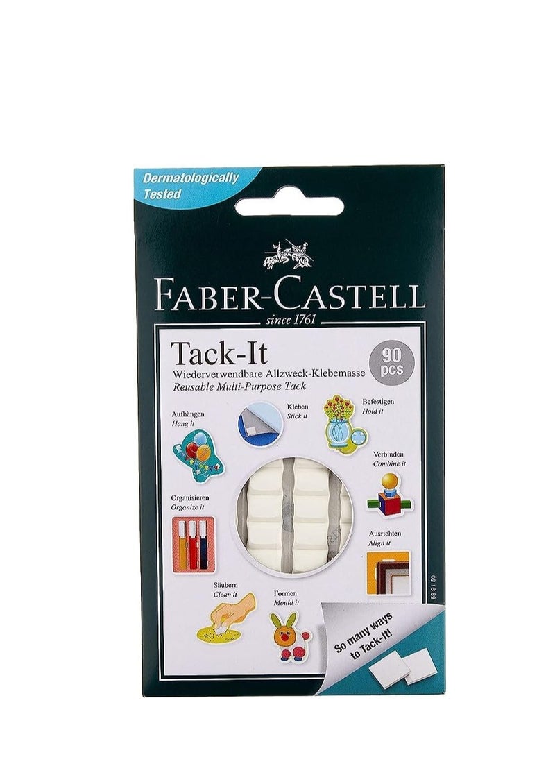 FABER-CASTELL REUsable Multi Purpose Adhesive Tack It 50gm White PACK OF 2 - Image 3