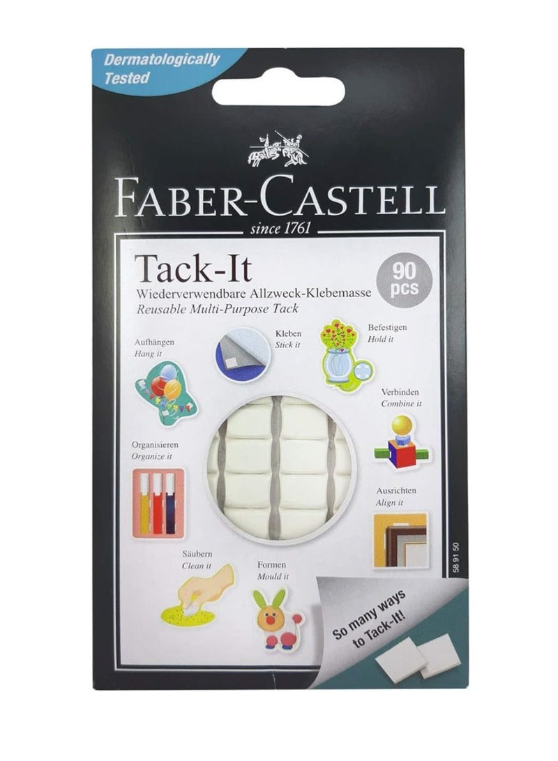 FABER-CASTELL REUsable Multi Purpose Adhesive Tack It 50gm White PACK OF 2 - Image 4
