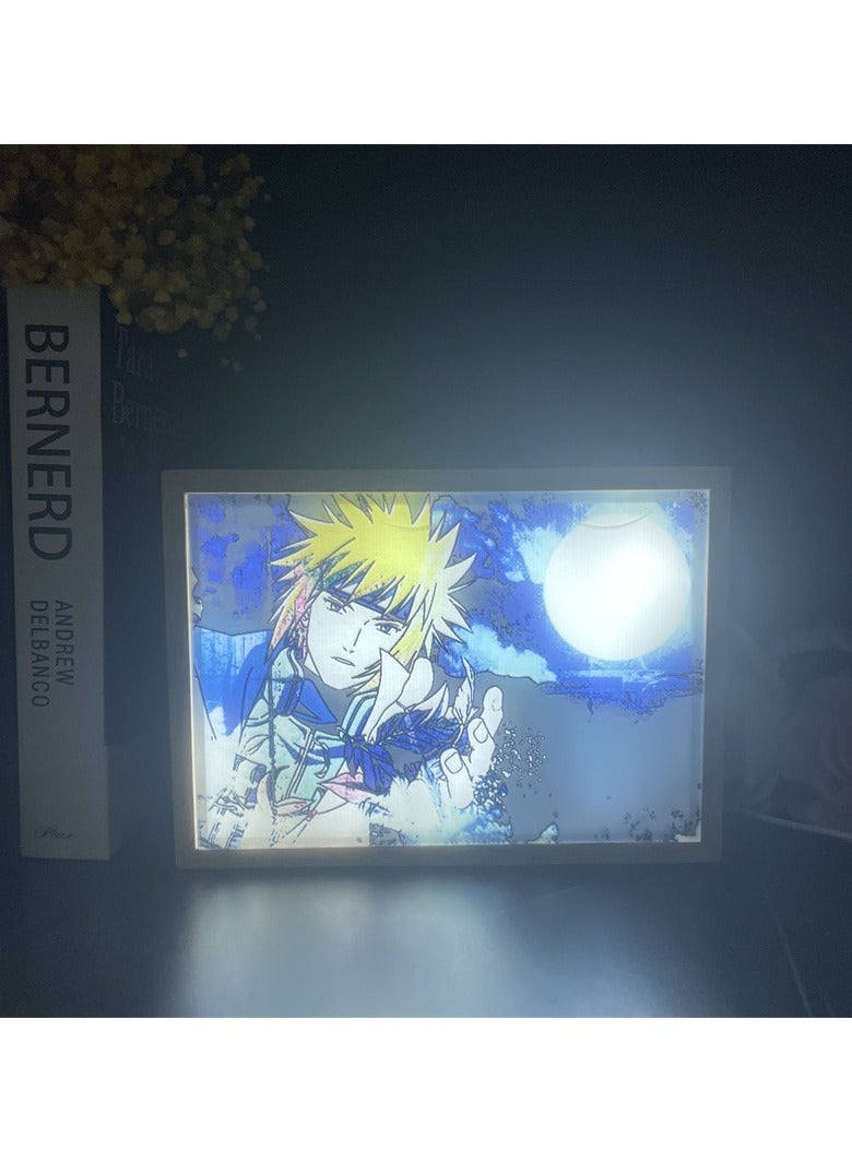 KUYING Light Drawing Anime Naruto Atmosphere Nightlight  - Image 1