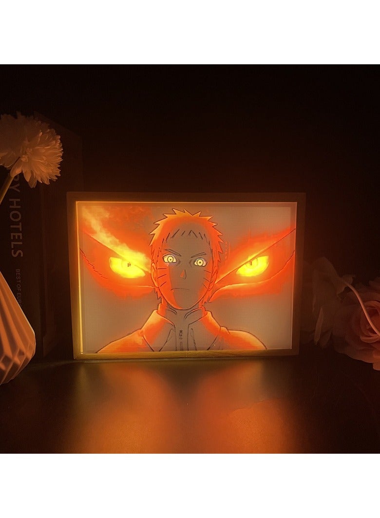 KUYING Light Drawing Anime Naruto Atmosphere Nightlight  - Image 3