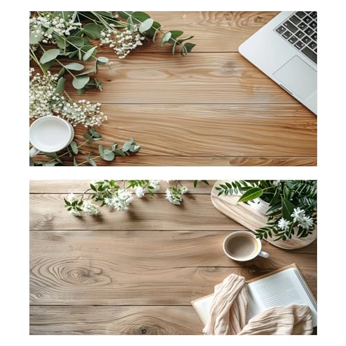HomeArt Sheet 2 in 1 Product Photography Backdrop 3D Flat Lay Tabletop Double-Sided 20x29 Photo Background PVC Wrinkle Free for Small Products Food Cosmetics Shooot (Pack of 1, FL - 003) - Image 1