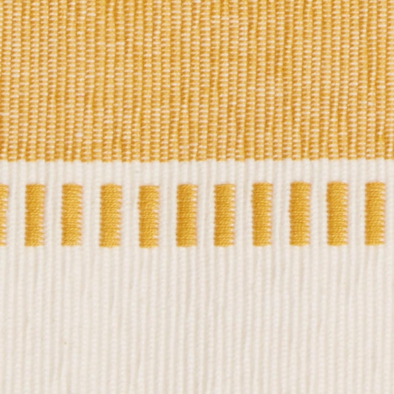 DII Dobby Stripe Woven Table Runner, 13x108 (13x113.5, Fringe Included), Honey Gold - Image 3