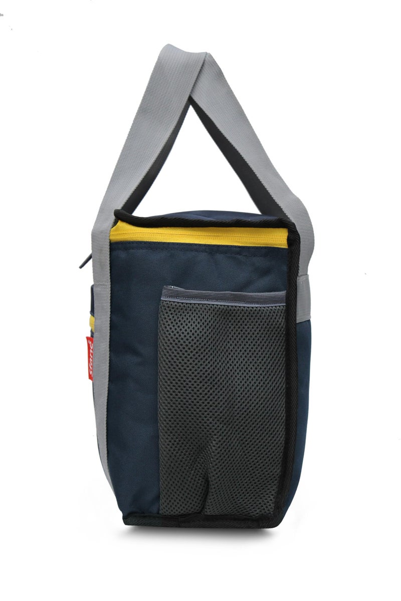 Sfane Insulated Lunch Bags Tiffin Bags Navy Blue 9.50 inches Easy Wash, Smooth Zipper & Lightweight Lunch Bag Tiffin Bag (Navy Blue)(1Qty). - Image 4