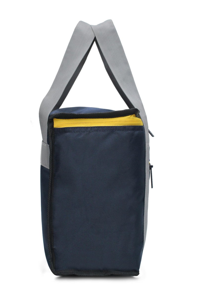 Sfane Insulated Lunch Bags Tiffin Bags Navy Blue 9.50 inches Easy Wash, Smooth Zipper & Lightweight Lunch Bag Tiffin Bag (Navy Blue)(1Qty). - Image 5