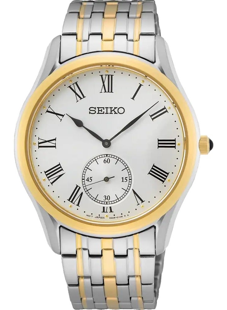 Seiko Seiko Men's Quartz White Dial Two-tone Watch - SRK048P1 - Image 1