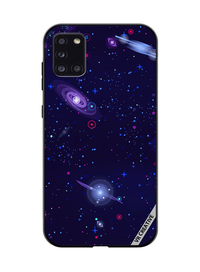 VR CREATIVE Protective Case Cover For Samsung Galaxy A31 Galaxy Space Design Multicolour - Image 1