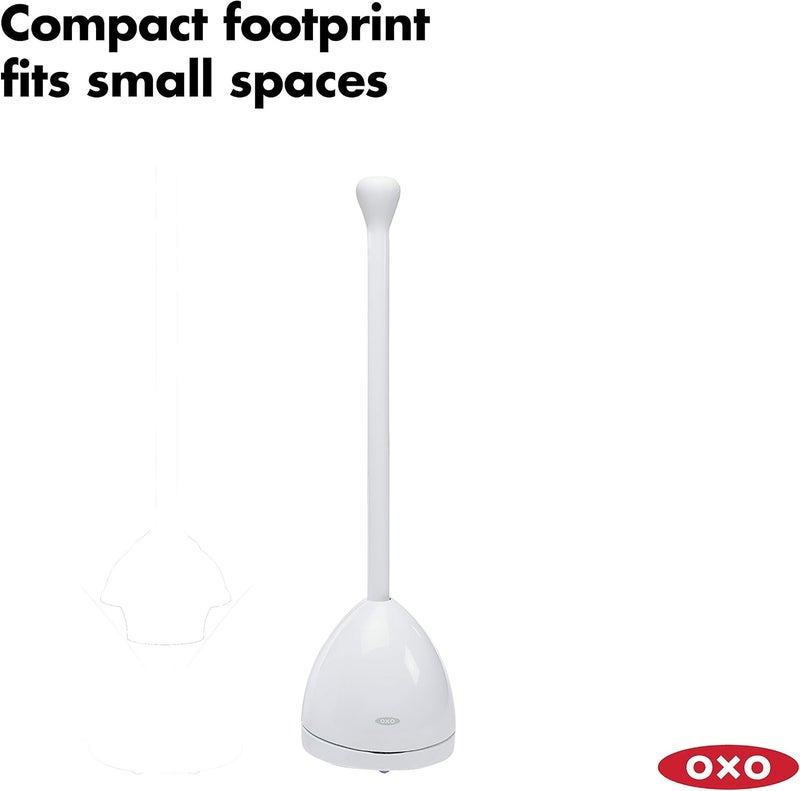 OXO Good Grips Hideaway Toilet Plunger & Canister Set - Image 5