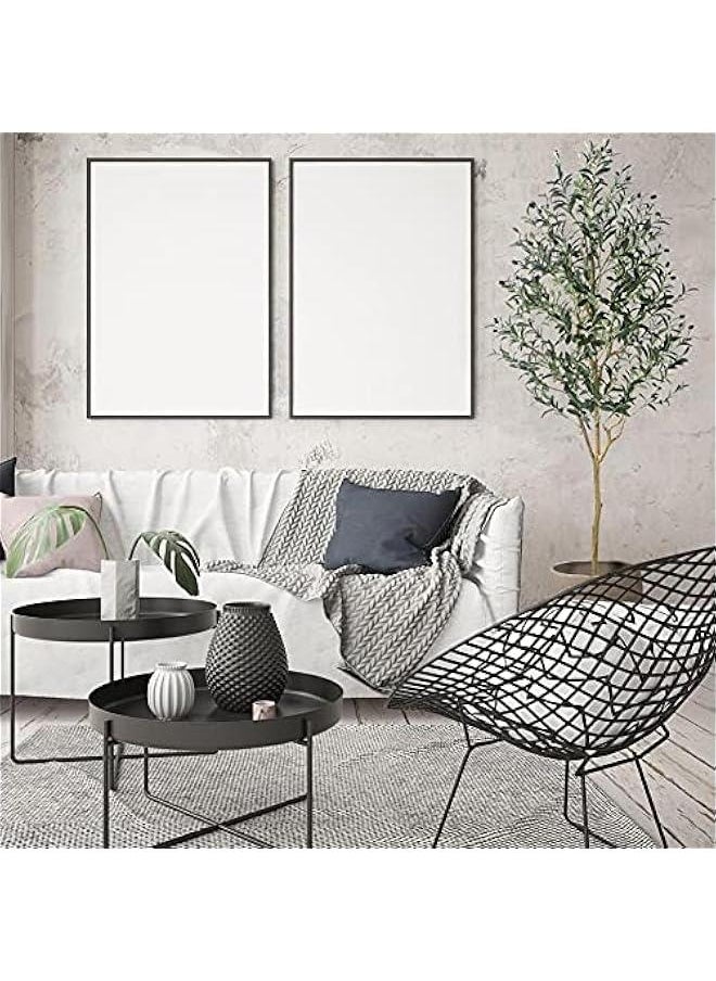 KHAJUL 150CM Artificial Olive Tree with Planter Large Faux Branches and Olive for Modern Home, Office, Living Room, Floor Decor Indoor  - Image 3