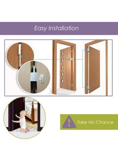 Safe-O-Kid Effective Finger Guard For Hinged Doors (Pack Of 4 White)  - Image 4